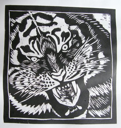linoryt tygrys - malgorzata Jaskłowska