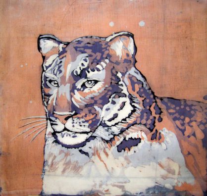 batik tygrys - malgorzata jaskłowska