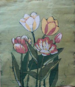 batik kwiaty